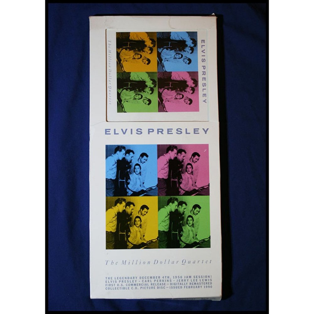 2 Elvis Presley long box CDs Million Dollar Quartet & 50 Worldwide Gold Hits